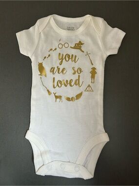 Newborn You Are So Loved Harry Potter Inspired Onesie - New and Unused